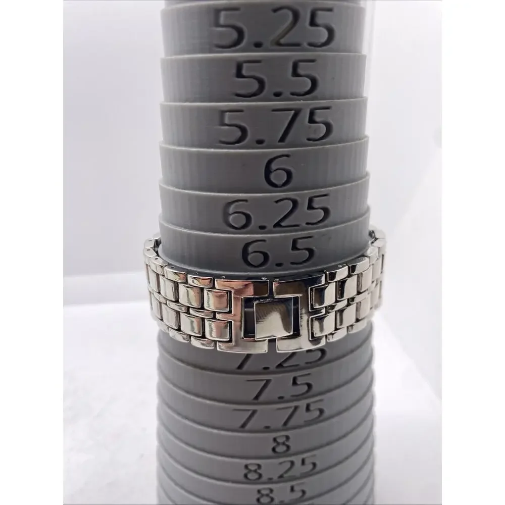 Silver Light Up Digital Watch Works New Battery